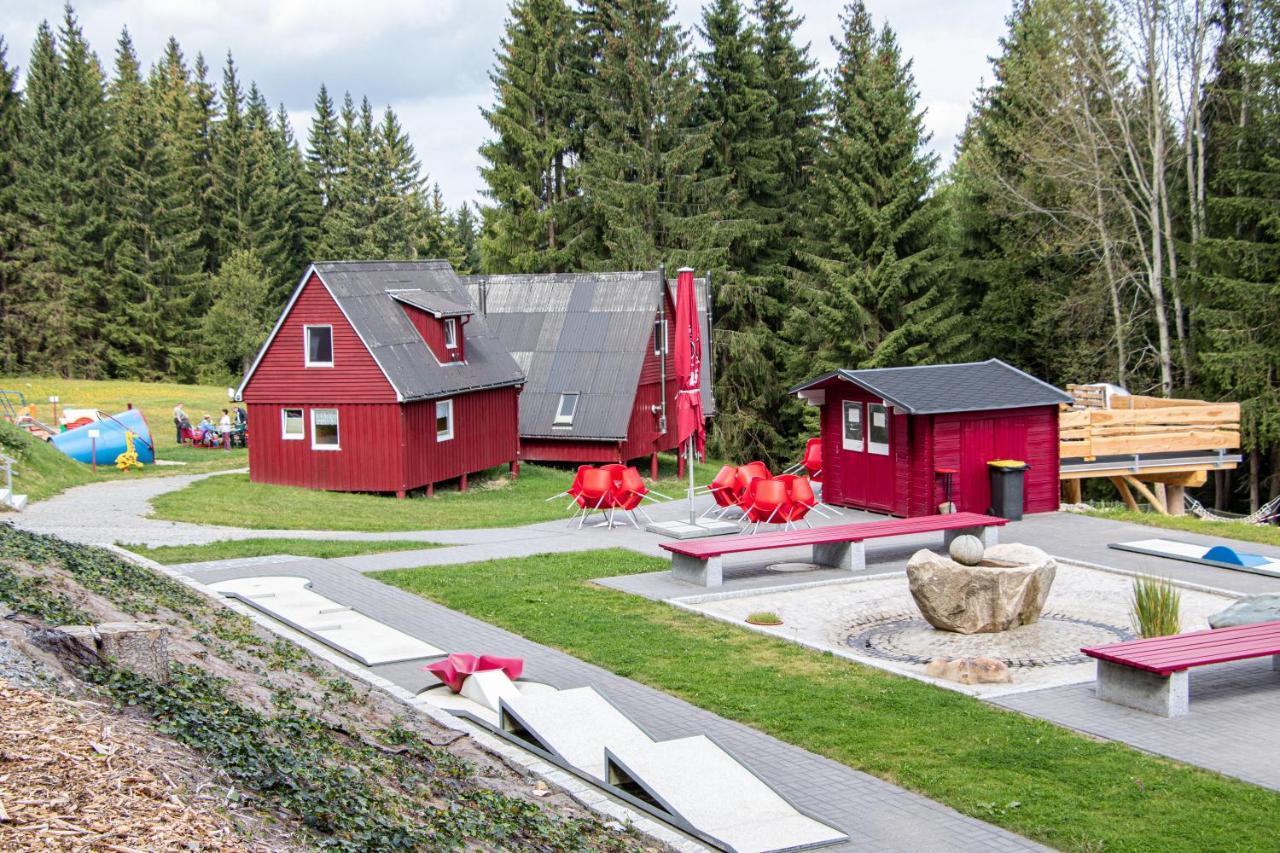 Erzgebirgsidyll Breitenbrunn - Waldhaus Neuer Anbau Exteriör bild
