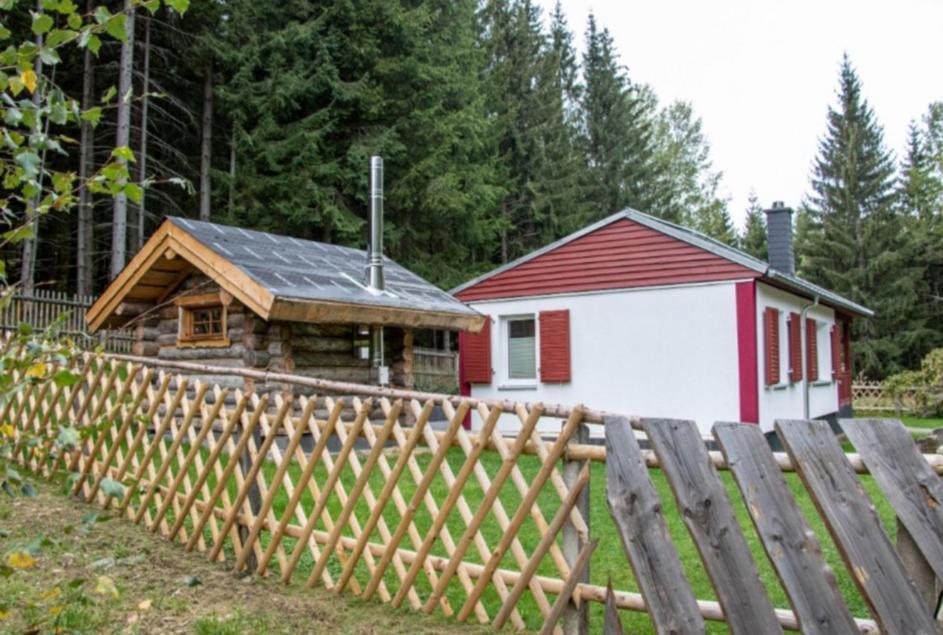 Erzgebirgsidyll Breitenbrunn - Waldhaus Neuer Anbau Exteriör bild